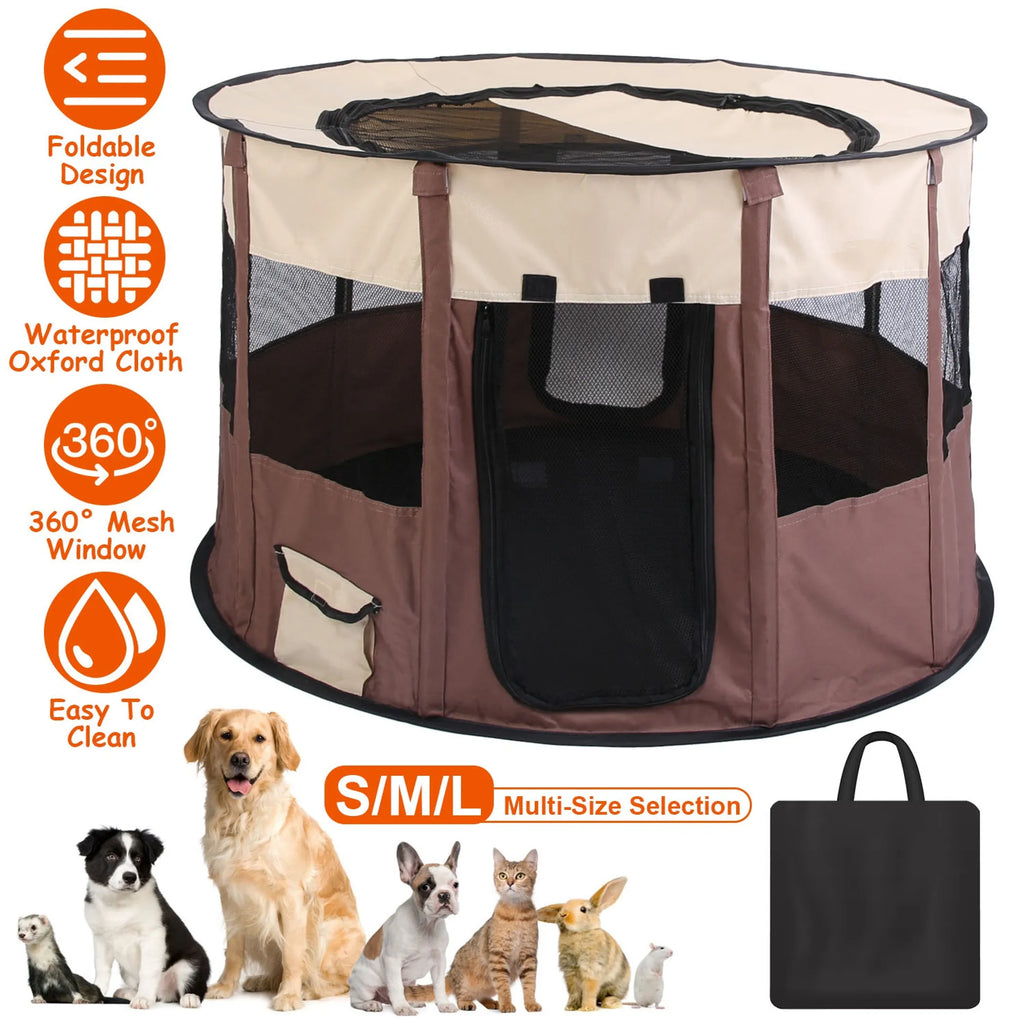 Foldable Playpen for Dog - Small