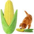Vitscan Tough Dog Toys for Not Aggressive Chewers, Durable Dog Chew Toys for Small Medium Large Dogs,Interactive Crinkle Squeaky Dog Toys to Keep Them Busy Corn Plush Puppy IQ Training Dogs Puzzle Toy
