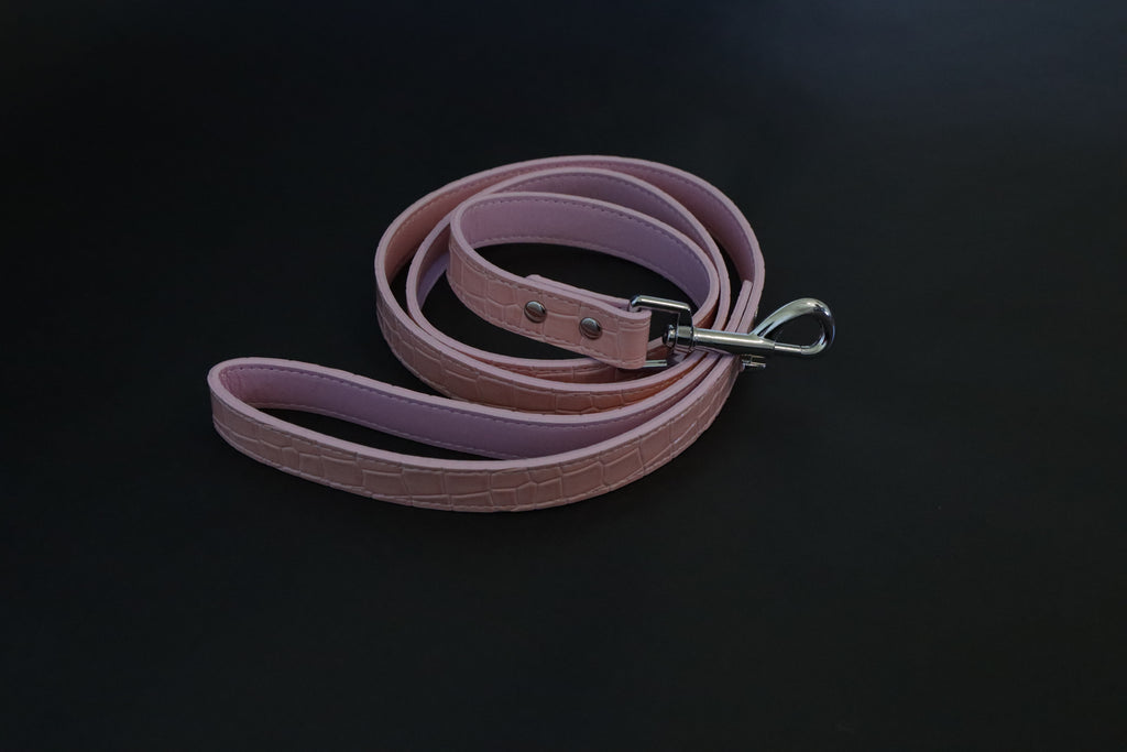 Luxury Textured Leather Leash